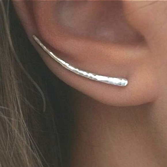 Mountain Maple Jewelry - Matte hammered silver earrings!